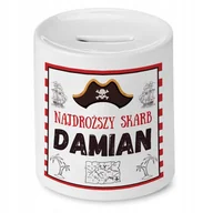 Skarbonki - Dla Damiana Skarbonka na Urodziny na Prezent z Nadrukiem ze Zdjęciem - miniaturka - grafika 1