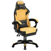 Fotele gamingowe - Fotel HUZARO Force 3.7 Żółto-czarny - miniaturka - grafika 1