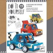 Prace ręczne dla dzieci - Zrób to sam Wyścigi samochodowe Djeco - miniaturka - grafika 1