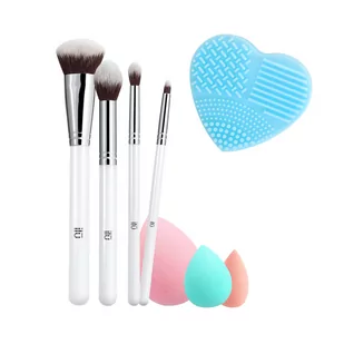 Ilu Perfect Pick-up Zestaw Pędzli+gąbki+czyścik - Pędzle do makijażu - miniaturka - grafika 1