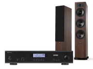 Zestawy stereo - Rotel A11 Tribute (czarny) + Tesi 6 (mokka) - miniaturka - grafika 1