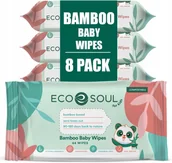 Chusteczki nawilżane - Chusteczki Nawilżane Eco Soul Bamboo Baby Bezzapachowe - miniaturka - grafika 1