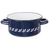 Rondle - Orion Garnek rondel garnuszek emaliowany 16cm 1,5L NIEBIESKI 113508 - miniaturka - grafika 1