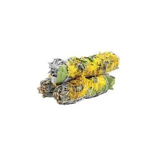 BIAŁA SZAŁWIA - Naturalne kadzidło w pęczku - SŁONECZNIKOWA Sunflower - 10 cm - Kadzidła i dodatki - miniaturka - grafika 1