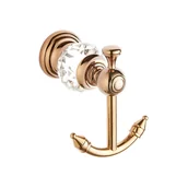 Wieszaki łazienkowe - Haczyk na ręcznik MEXEN Estela, podwójny, różowe złoto - miniaturka - grafika 1