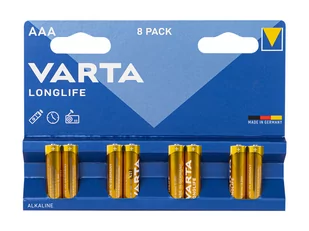 Varta 8x Baterie alkaliczne Longlife LR3/ AAA VA536 - Baterie i akcesoria - miniaturka - grafika 2