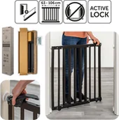 Zabezpieczenia dla dzieci - Reer Bramka ochronna zabezpieczająca przykręcana 63-106cm REER - miniaturka - grafika 1