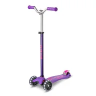 Hulajnogi - Hulajnoga wyczynowa dla dzieci z kołami LED Maxi Micro Deluxe Pro LED-Purple - miniaturka - grafika 1