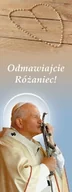 Ikony i obrazy sakralne - Baner na Różaniec "Różaniec to dar od Boga .." 75x200cm - miniaturka - grafika 1