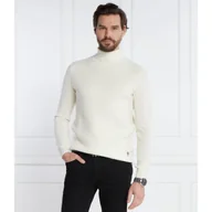 Swetry męskie - Karl Lagerfeld Wełniany golf | Regular Fit - miniaturka - grafika 1