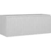 Szafki łazienkowe - Mexen Rivel szafka łazienkowa podumywalkowa 120 cm, 1 szuflada, ryflowana , szara mat - 91A20-12047-1-BF62 - miniaturka - grafika 1