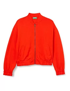 United Colors of Benetton Kurtka damska M/L 3j68d5005 bluza bez kaptura, czerwona 35d, XS - Kurtki damskie - miniaturka - grafika 1