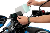 Części motocyklowe - Puig 21630W Osłona Dashboard Przezroczysty - miniaturka - grafika 1
