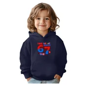 Bluzy dla dziewczynek - BLUZA DZIECIĘCA 67 SIX SEVEN VIRAL 146-152 CHŁOPIĘCA DZIEWCZĘCA PREZENT - miniaturka - grafika 1