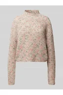 Swetry damskie - Sweter z dzianiny o kroju comfort fit z dodatkiem wełny z efektem wielokolorowego melanżu model SPRINKLE - Only - miniaturka - grafika 1