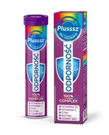 Przeziębienie i grypa - POLSKI LEK Plusssz Odporność 100% Complex x 20 tabl musujących - miniaturka - grafika 1