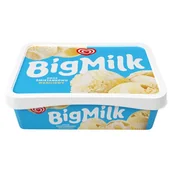 Lody i desery lodowe - Big Milk Lody smak śmietankowo waniliowy 900 ml - miniaturka - grafika 1