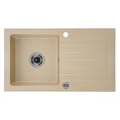 Zlewozmywaki z baterią - DEANTE Zestaw DEANTE ZQZV7113 zlew ZORBA + bateria NEMEZJA (kolor PIASKOWY) ZQZV7113 - miniaturka - grafika 1