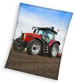 Koce i narzuty dla dzieci - koc 130x170 młodzieżowy dla dzieci Traktor - miniaturka - grafika 1