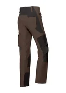 Spodnie męskie - BP Superstretchowe spodnie dla mężczyzn, smukły krój z wyższą talią na plecach, 250 g/m², mieszanka materiałów ze stretchem, czarne,42 n - miniaturka - grafika 1