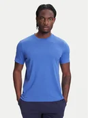 Koszulki męskie - Kappa T-Shirt Logo Korpo Cafers 304J150 Niebieski Slim Fit - miniaturka - grafika 1