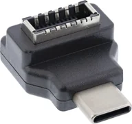 Adaptery i przejściówki - InLine InLine® USB 3.2 adapter, USB-C male to internal USB-E front panel socket - miniaturka - grafika 1