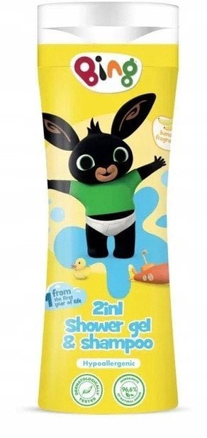 ŻEL POD PRYSZNIC I SZAMPON 2W1 BING 300ML BANAN WINNER