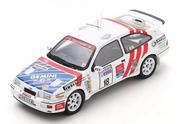 Samochody i pojazdy dla dzieci - Spark Model Ford Sierra Rs Cosworth #18 3Rd Rallye  1:43 S8702 - miniaturka - grafika 1