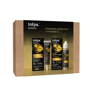 Tołpa Holistic Zestaw Krem pod oczy redukujący cienie i opuchnięcia, 10ml + Rozjaśniające skoncentrowane serum, 20ml - Zestawy kosmetyków damskich - miniaturka - grafika 1