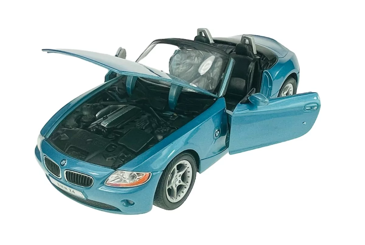 WELLY BMW Z4 NIEBIESKI BEZ DACHU 1:24 SAMOCHÓD NOWY METALOWY MODEL