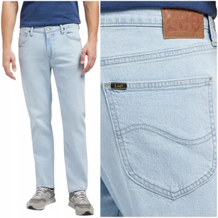 Lee WEST RELAXED Seafoam luźne proste spodnie jeansowe na lato W33 L34 - Spodnie męskie - miniaturka - grafika 1