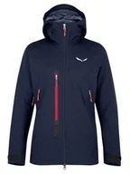Kurtki i kamizelki sportowe damskie - Salewa Kurtka funkcyjna "Sella Responsive" w kolorze granatowym - miniaturka - grafika 1