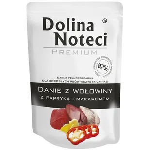 Dolina Noteci Danie z wołowiny z makaronem 300g - Mokra karma dla psów - miniaturka - grafika 1