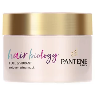 Pantene Biologia włosów pełna i żywa maska do włosów z kwiatem lotosu, Omega 9 dla cienkich, cienkich i kolorowych włosów 160 ml - Maski do włosów - miniaturka - grafika 1
