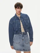 Kurtki damskie - Noisy May Kurtka jeansowa Ronja 27029251 Niebieski Regular Fit - miniaturka - grafika 1