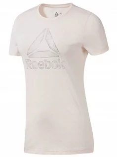 Koszulki i topy damskie - Koszulka Damska Reebok Sportowa Ec2029 Różowa S - grafika 1