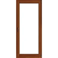 Okna - Lupol 2-szybowe balkonowe lakier kolor afromozja OB3 RU 865x2095 mm - miniaturka - grafika 1
