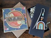 Zakładki do książek - Prezent na pożegnanie w pracy - kartka+zakładka - miniaturka - grafika 1