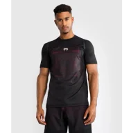 Kimona, stroje i obuwie - Venum Koszulka Techniczna Treningowa G-Fit Dry Tech T-shirt Deep Black/Fire Red - miniaturka - grafika 1