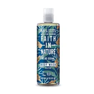 Kosmetyki do kąpieli - Faith in Nature Faith For Men - Naturalny żel pod prysznic Niebieski cedr, 400ml - miniaturka - grafika 1