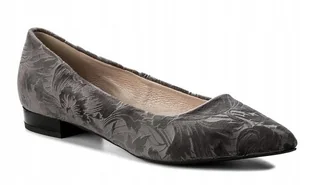 GINO ROSSI DAMSKIE BUTY BALERINY SZARE 36 3W1G3* - Baleriny - miniaturka - grafika 1