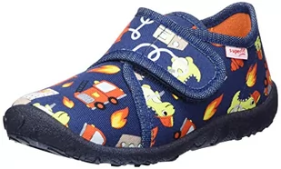 Superfit Baby Spotty kapcie dla chłopców, niebieskie/wielokolorowe 8070, 19 EU - Kapcie damskie - miniaturka - grafika 1