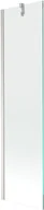 Parawany nawannowe - Mexen Next parawan nawannowy 1-skrzydłowy 50 x 150 cm, transparent, nikiel szczotkowany - 895-050-000-00-00-97 - miniaturka - grafika 1
