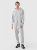 Spodnie sportowe męskie - Męskie spodnie dresowe Outhorn OTHWAW24TTROM1090 - szare - miniaturka - grafika 1