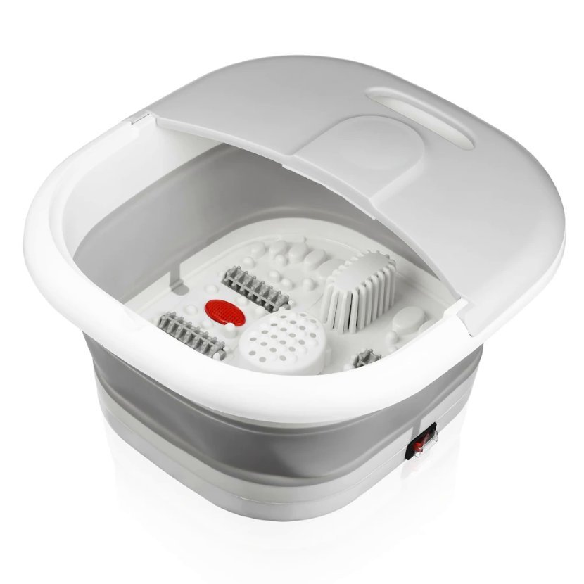 Składany masażer wodny Wanna z hydromasażem Masażer do stóp z podczerwienią Q-806-GREY