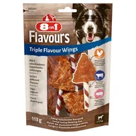 Przysmaki dla psów - 8in1 Przysmak 8in1 Triple Flavour Wings 6 szt. Dostawa GRATIS od 99 zł + super okazje - miniaturka - grafika 1