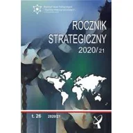 Czasopisma - Wydawnictwo Naukowe Scholar Rocznik Strategiczny 2020/21 Tom 26 - miniaturka - grafika 1