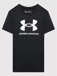 Koszulki dla chłopców - Under Armour T-Shirt Ua Sportstyle Logo 1363282 Czarny Loose Fit - grafika 1