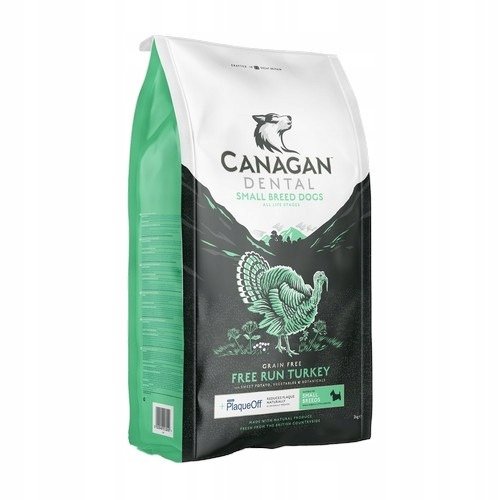 Canagan Sucha karma DENTAL FREE-RUN TURKEY psa 6kg