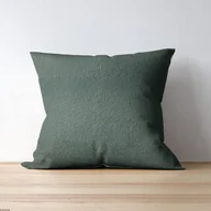Poduszki - Poduszka aksamitna zielony 40 x 40 cm - miniaturka - grafika 1